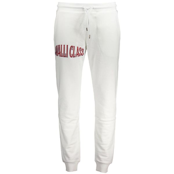 Cavalli Class CAVALLI CLASS WHITE MEN'S TROUSERS