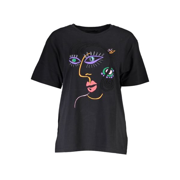 Desigual DESIGUAL BLACK WOMAN SHORT SLEEVE T-SHIRT