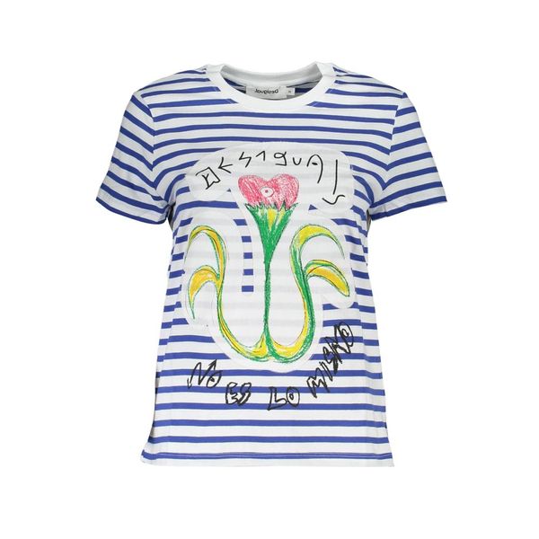Desigual DESIGUAL BLUE WOMAN SHORT SLEEVE T-SHIRT