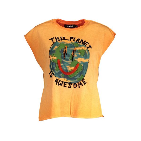 Desigual DESIGUAL ORANGE WOMAN SHORT SLEEVE T-SHIRT