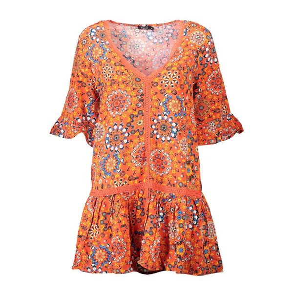 Desigual DESIGUAL RED WOMAN SHORT DRESS