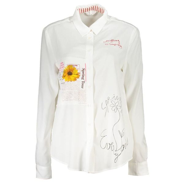 Desigual DESIGUAL SHIRT LONG SLEEVE WOMAN WHITE