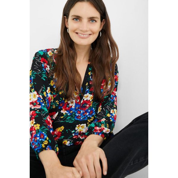 Desigual DESIGUAL WOMEN'S LONG SLEEVE T-SHIRT BLACK