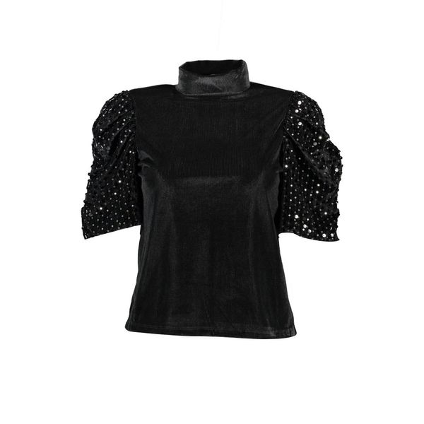 Desigual DESIGUAL WOMEN'S SHORT SLEEVE T-SHIRT BLACK