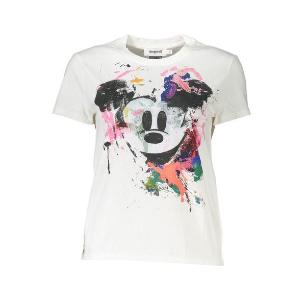 Desigual DESIGUAL WOMEN'S SHORT SLEEVE T-SHIRT WHITE