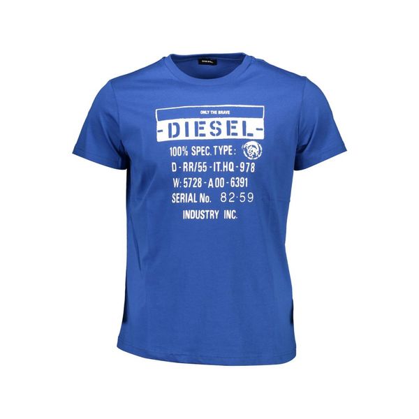 Diesel DIESEL MEN'S SHORT SLEEVE T-SHIRT BLUE