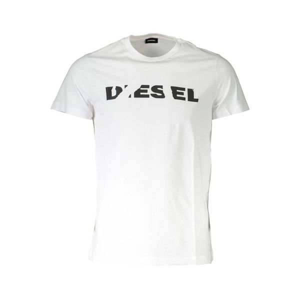 Diesel DIESEL MEN'S SHORT SLEEVE T-SHIRT WHITE