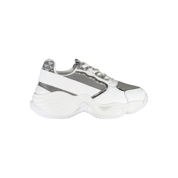 Emporio Armani EMPORIO ARMANI WHITE WOMAN SPORTS SHOES