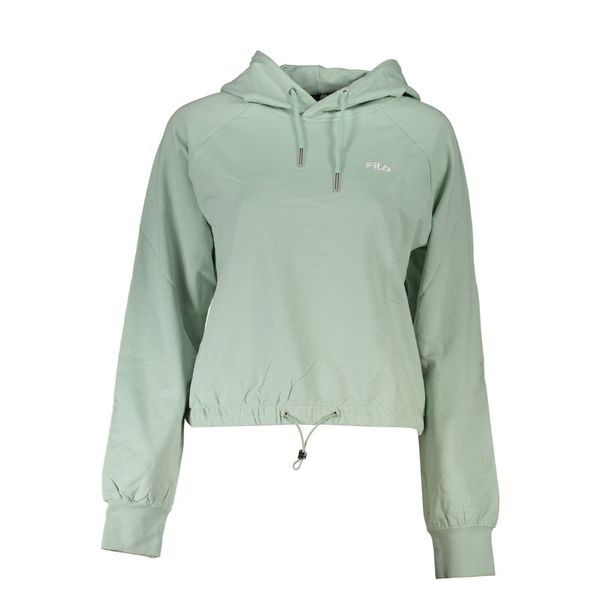 Fila FILA WOMEN'S GREEN SWEATSHIRT WITHOUT ZIP