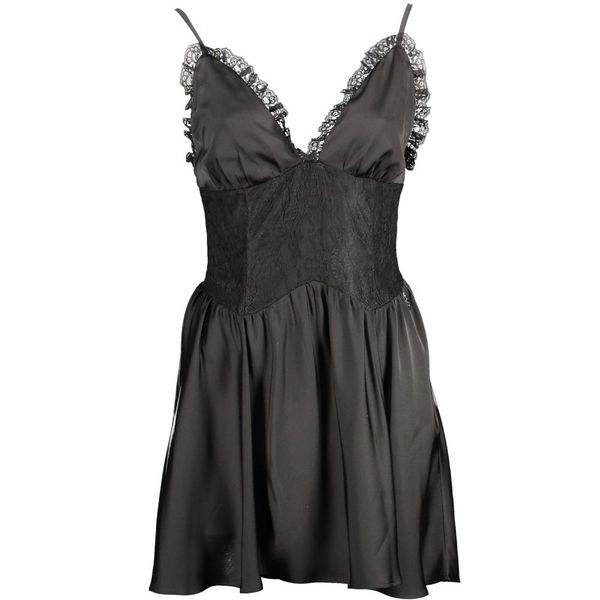 Gaëlle Paris GAELLE PARIS BLACK WOMAN SHORT DRESS