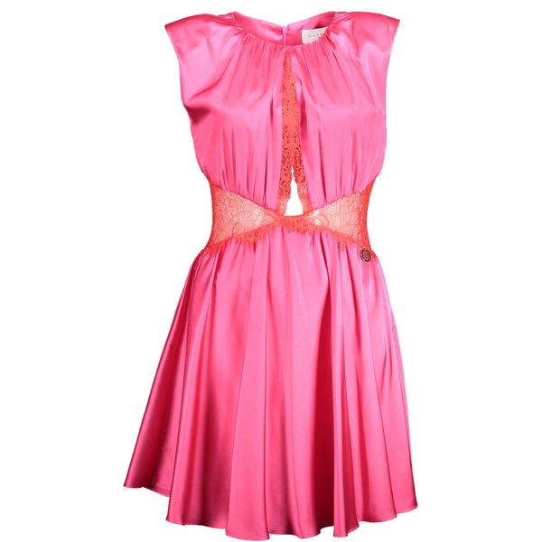 Gaëlle Paris GAELLE PARIS PINK WOMAN SHORT DRESS