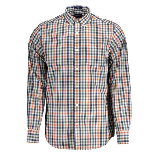 Gant GANT MEN'S GREEN LONG SLEEVE SHIRT