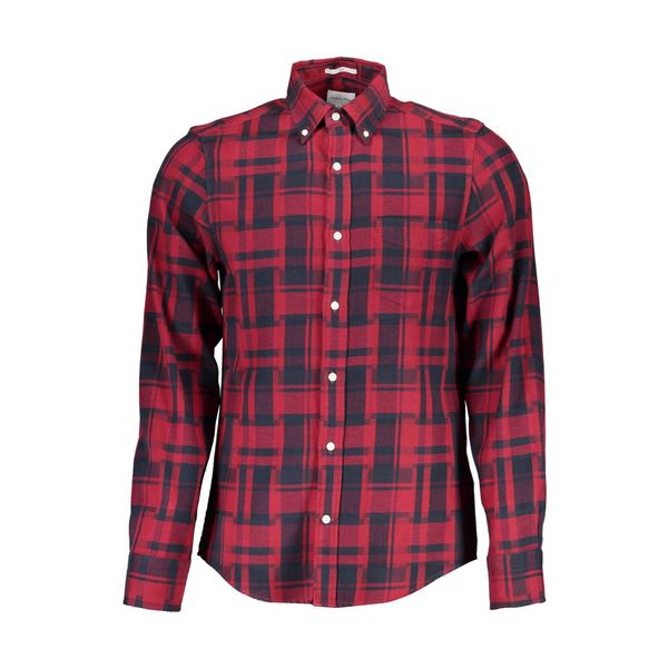 Gant GANT MEN'S RED LONG SLEEVE SHIRT