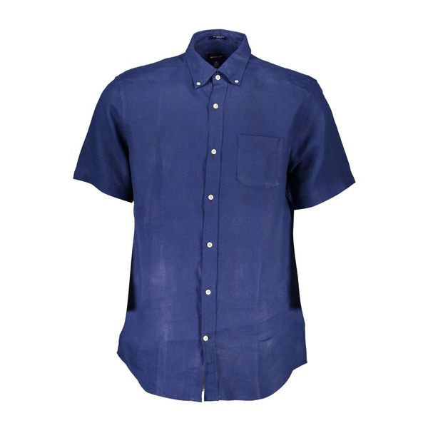Gant GANT MEN'S SHORT SLEEVE BLUE SHIRT