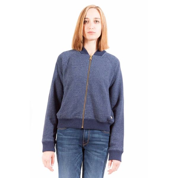 Gant GANT SWEATSHIRT WITH ZIP WOMAN BLUE