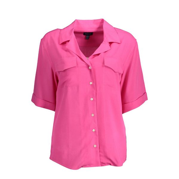 Gant GANT WOMEN'S SHORT SLEEVE SHIRT PINK