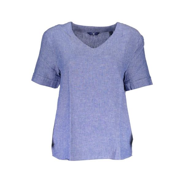 Gant GANT WOMEN'S SHORT SLEEVE T-SHIRT BLUE