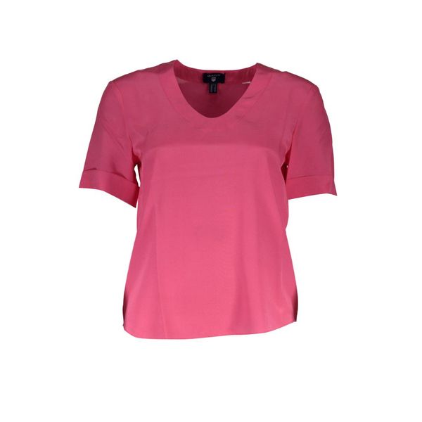 Gant GANT WOMEN'S SHORT SLEEVE T-SHIRT PINK