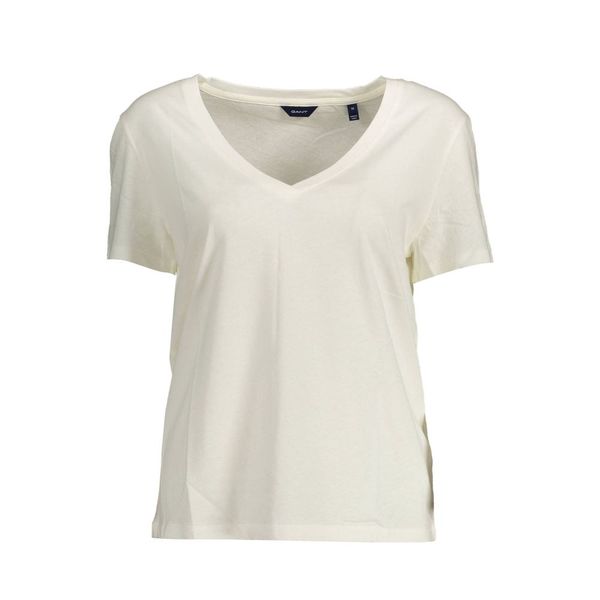 Gant GANT WOMEN'S SHORT SLEEVE T-SHIRT WHITE