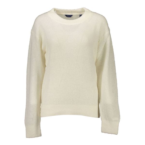 Gant GANT WOMEN'S WHITE SWEATER
