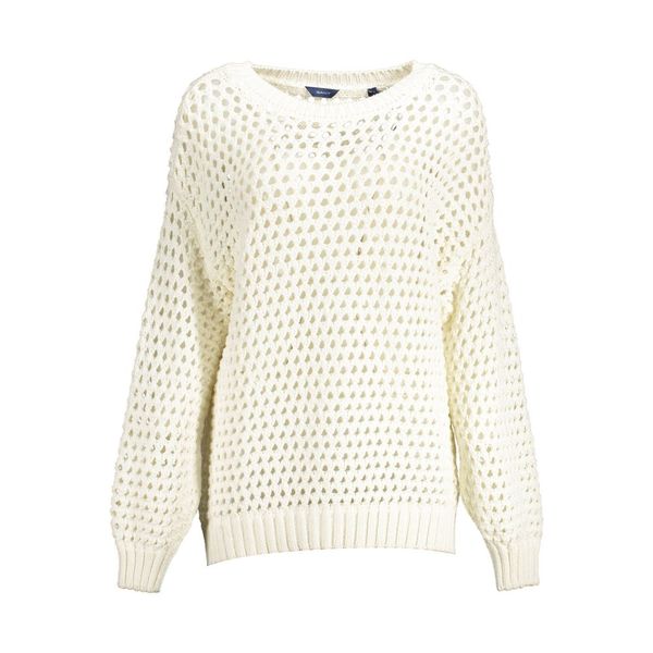 Gant GANT WOMEN'S WHITE SWEATER