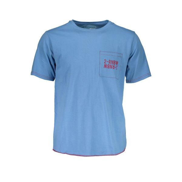Gas GAS MEN'S SHORT SLEEVE T-SHIRT LIGHT BLUE