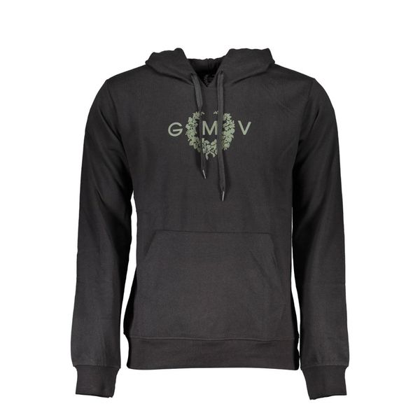 Gian Marco Venturi GIAN MARCO VENTURI BLACK MAN SWEATSHIRT WITHOUT ZIP