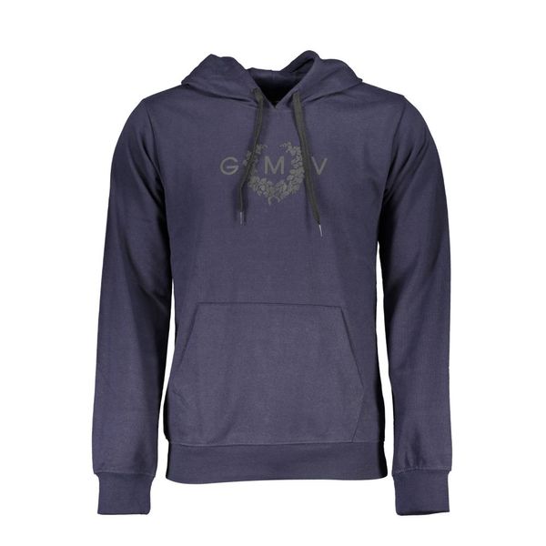 Gian Marco Venturi GIAN MARCO VENTURI BLUE MAN SWEATSHIRT WITHOUT ZIP