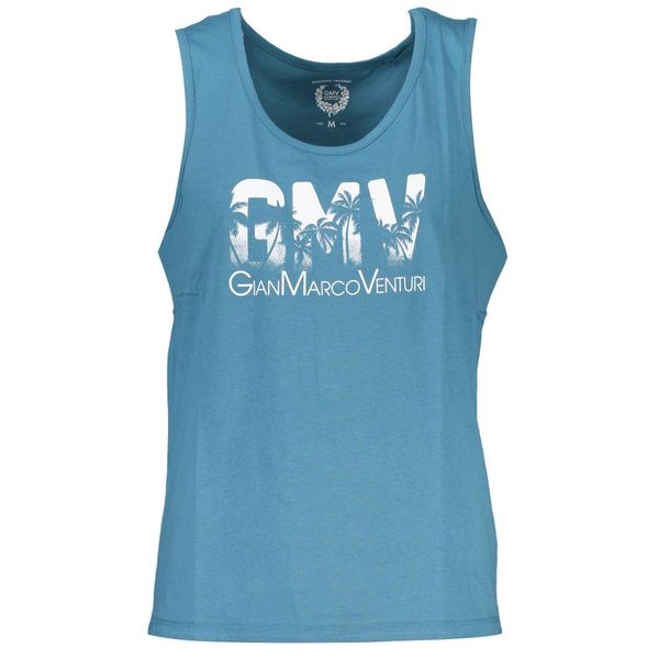 Gian Marco Venturi GIAN MARCO VENTURI MAN BLUE TANK TOP