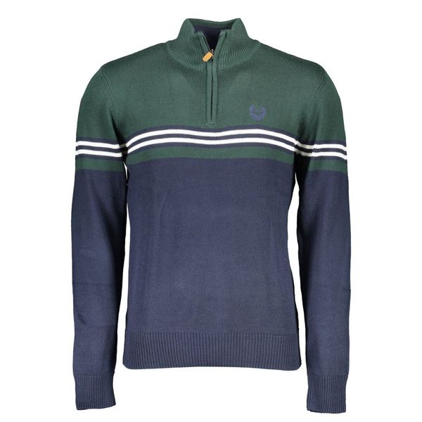 Gian Marco Venturi GIAN MARCO VENTURI MEN'S BLUE SWEATER