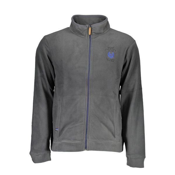 Gian Marco Venturi GIAN MARCO VENTURI MEN'S BLUE SWEATSHIRT WITH ZIP