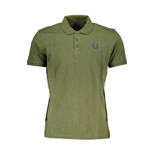 Gian Marco Venturi GIAN MARCO VENTURI MEN'S GREEN SHORT SLEEVED POLO SHIRT