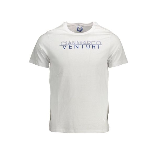Gian Marco Venturi GIAN MARCO VENTURI MEN'S SHORT SLEEVE T-SHIRT WHITE