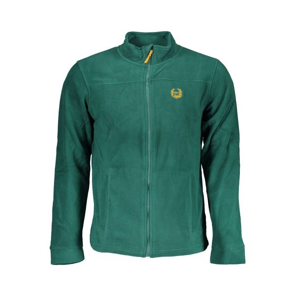 Gian Marco Venturi GIAN MARCO VENTURI SWEATSHIRT WITH ZIP MAN GREEN