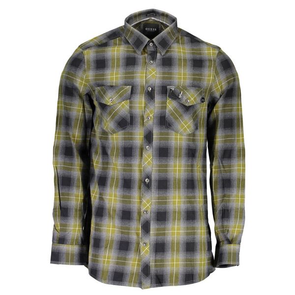 Guess GUESS JEANS GREEN MAN LONG SLEEVE SHIRT