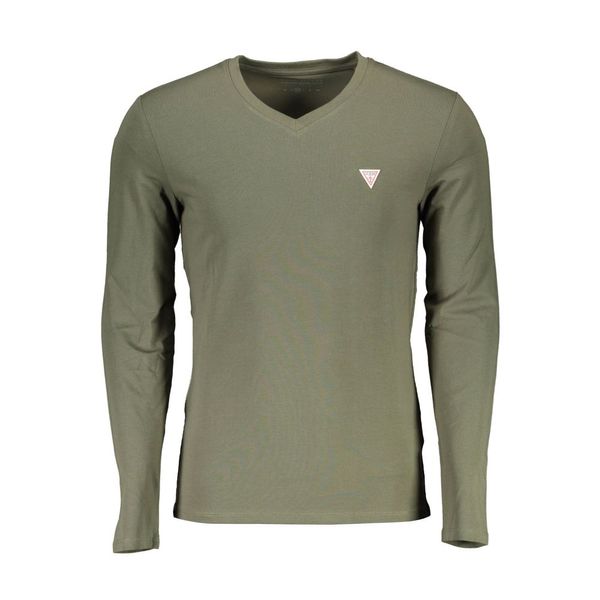 Guess GUESS JEANS GREEN MAN LONG SLEEVE T-SHIRT