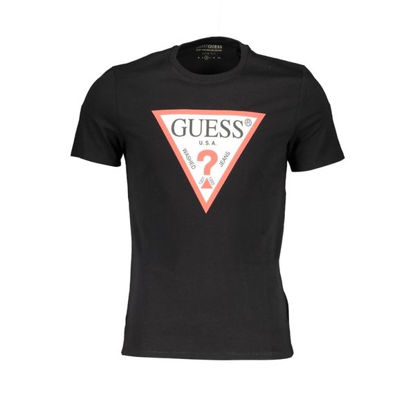Guess GUESS JEANS MEN'S SHORT SLEEVE T-SHIRT BLACK