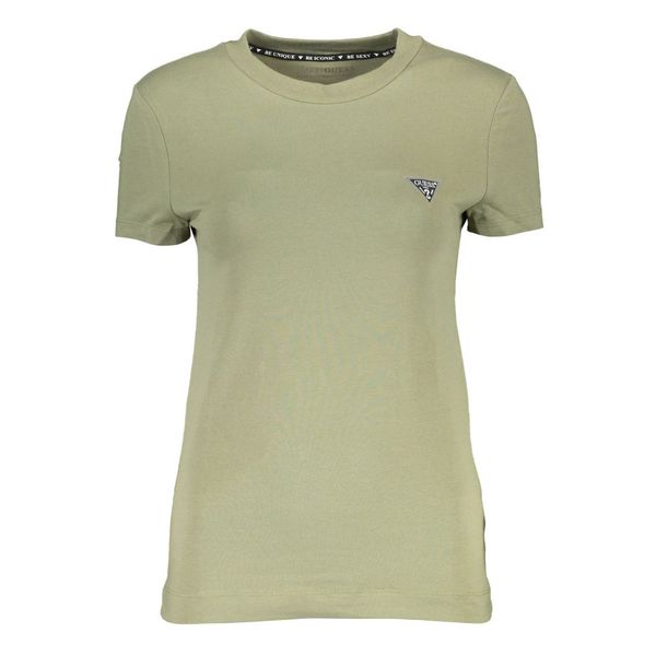 Guess GUESS JEANS SHORT SLEEVE T-SHIRT WOMAN GREEN