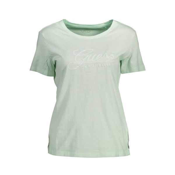 Guess GUESS JEANS SHORT SLEEVE T-SHIRT WOMAN GREEN