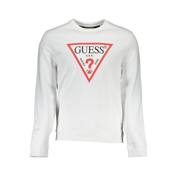 Guess GUESS JEANS SWEATSHIRT WITHOUT ZIP MAN WHITE