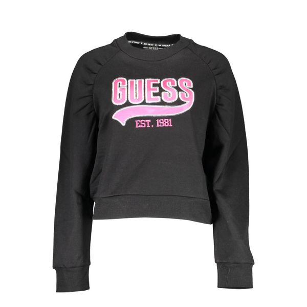 Guess GUESS JEANS SWEATSHIRT WITHOUT ZIP WOMAN BLACK