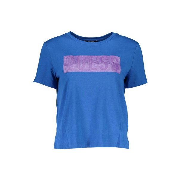 Guess GUESS JEANS WOMEN'S SHORT SLEEVE T-SHIRT BLUE