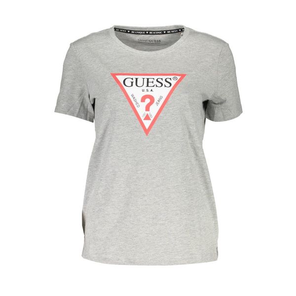 Guess GUESS JEANS WOMEN'S SHORT SLEEVE T-SHIRT GRAY