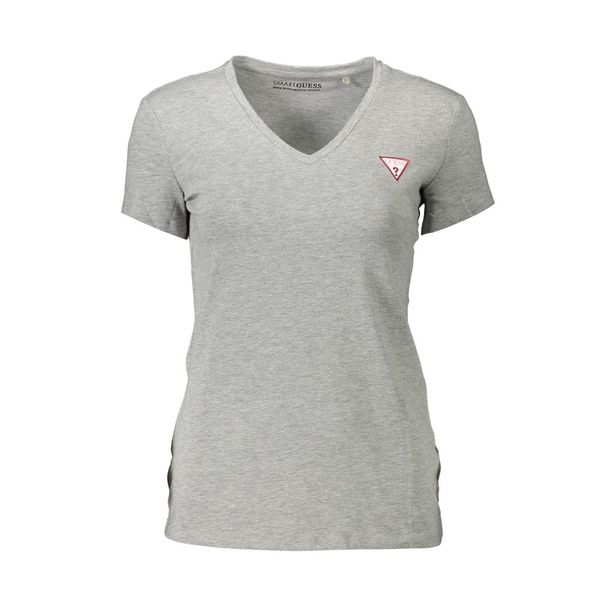 Guess GUESS JEANS WOMEN'S SHORT SLEEVE T-SHIRT GRAY