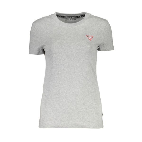 Guess GUESS JEANS WOMEN'S SHORT SLEEVE T-SHIRT GRAY