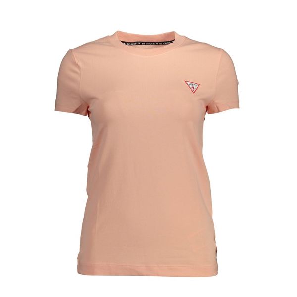 Guess GUESS JEANS WOMEN'S SHORT SLEEVE T-SHIRT PINK
