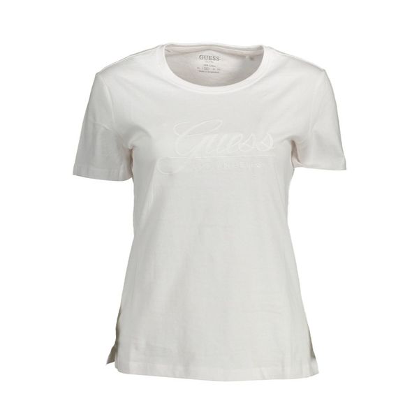 Guess GUESS JEANS WOMEN'S SHORT SLEEVE T-SHIRT WHITE