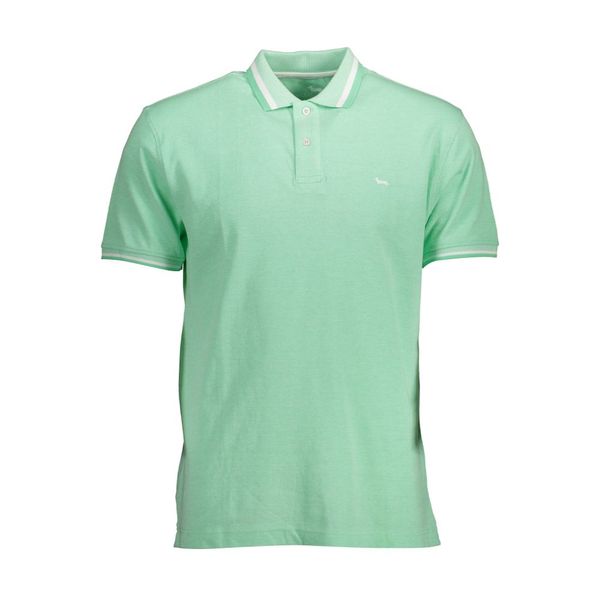 Harmont and Blaine HARMONT &amp; BLAINE GREEN MEN'S SHORT SLEEVE POLO SHIRT