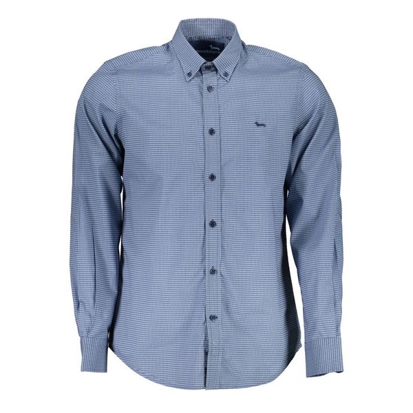 Harmont and Blaine HARMONT &amp; BLAINE MEN'S BLUE LONG SLEEVE SHIRT