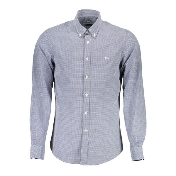 Harmont and Blaine HARMONT &amp; BLAINE MEN'S BLUE LONG SLEEVE SHIRT